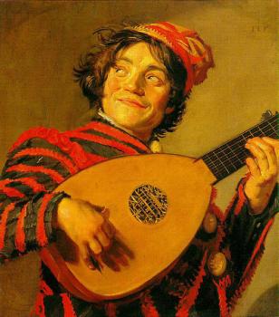 Frans Hals : Jester with a Lute